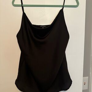 Shinestar Black Asymmetrical Sleeveless Camisole